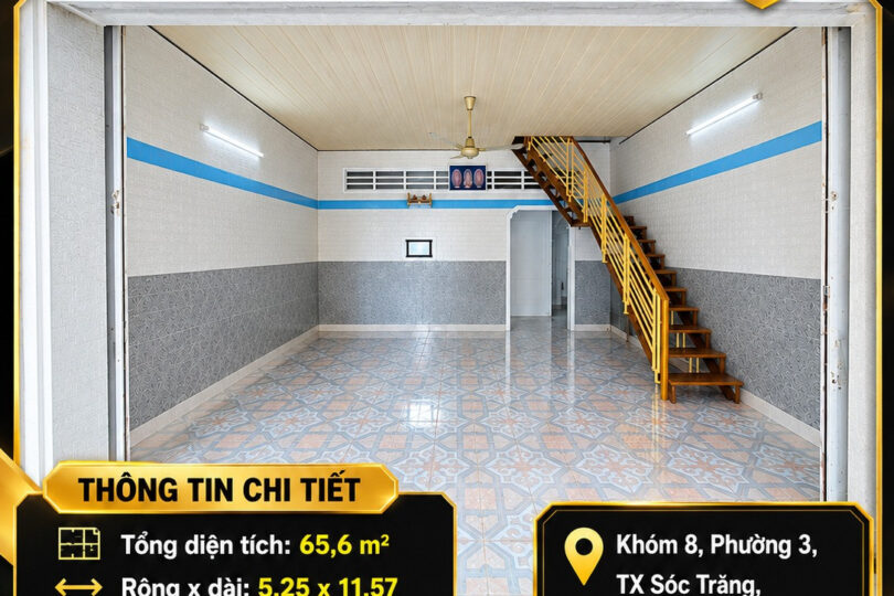 BÁN NHÀ HẺM TRẦN HƯNG ĐẠO – SÓC TRĂNG(ST01)
