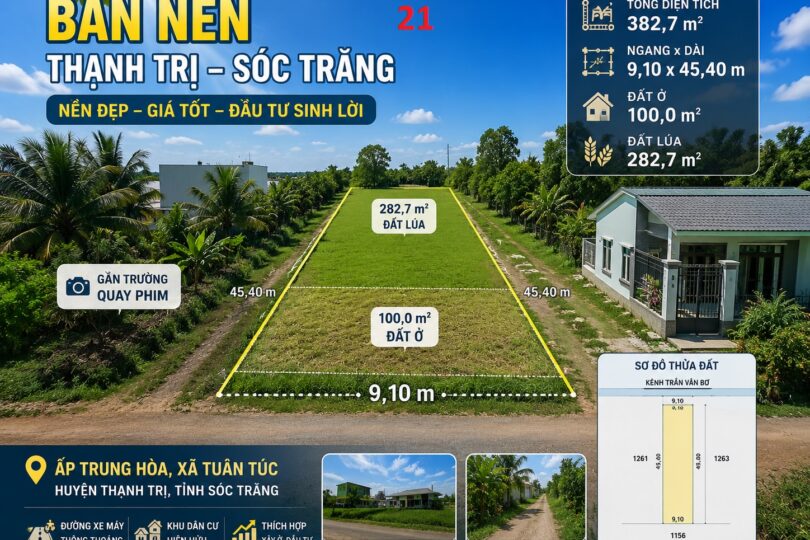 B&Aacute;N NỀN ĐẸP THẠNH TRỊ &ndash; S&Oacute;C TRĂNG