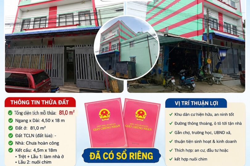 B&Aacute;N 2 CĂN NH&Agrave; Ở AN GIANG&ndash; SỔ RI&Ecirc;NG TỪNG CĂN- (NH&Agrave; K&Ecirc;NH 7) 2,1 TỶ(AG11.12)