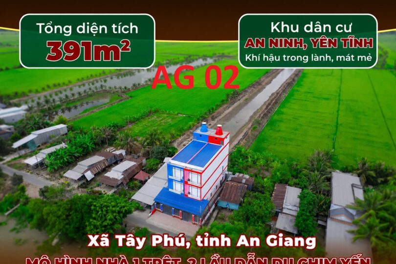 B&Aacute;N ĐẤT+2 NH&Agrave; LIỀN KỀ &ndash; CƠ HỘI ĐẦU TƯ TIỀM NĂNG TẠI AN GIANG 4,3 TỶ  NH&Agrave; AN B&Igrave;NH(AG02)