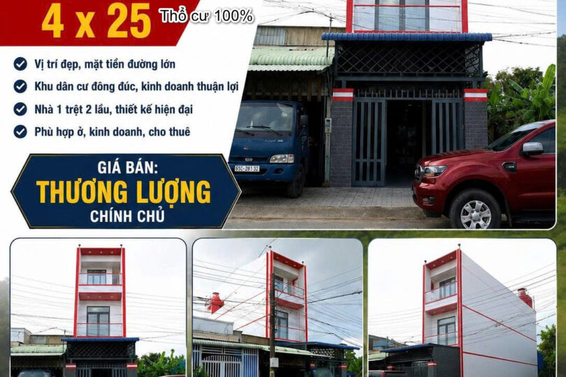 BÁN NHÀ MẶT TIỀN ĐƯỜNG NGUYỄN THIỆN THUẬT – TT. NÚI SẬP, THOẠI SƠN, AN GIANG 2,4 TỶ(AG08)