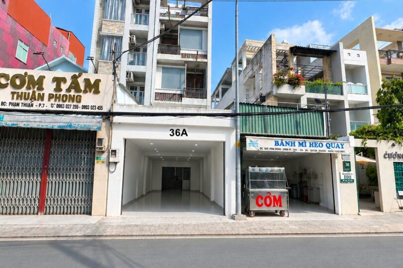 MẶT TIỀN GÒ Ô MÔI, QUẬN 7 – NHÀ 1 LỬNG 4 LẦU – GIÁ GIẢM CÒN 13,9 TỶ(36AGOM)